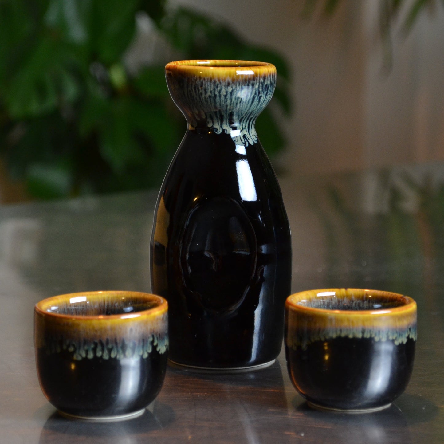 Sake Set Black