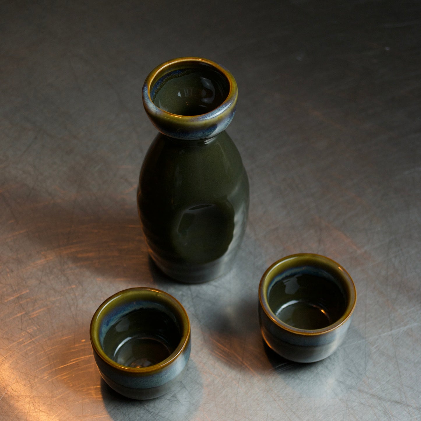 Sake Set Green