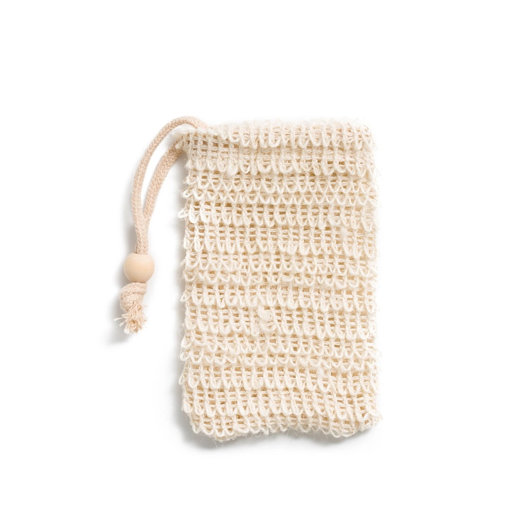 Bamboo Cinched Cotton Sisal Soap Saver