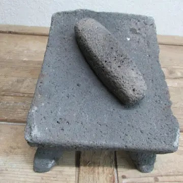 Medium Mexican Metate Authentic Antique Grinder